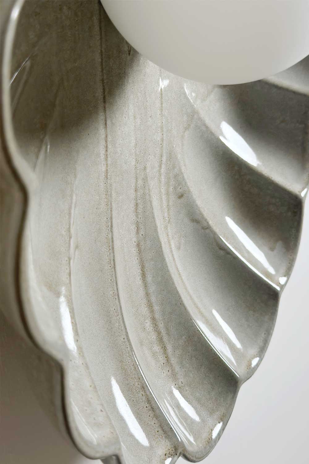 Oyster Wall Sconce in Saltbush