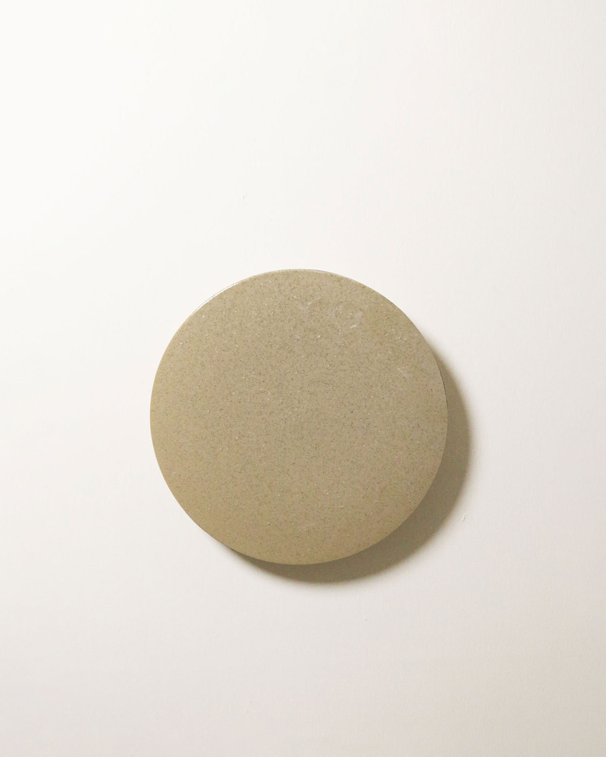 Small Backlit Disc Wall Light in Sand