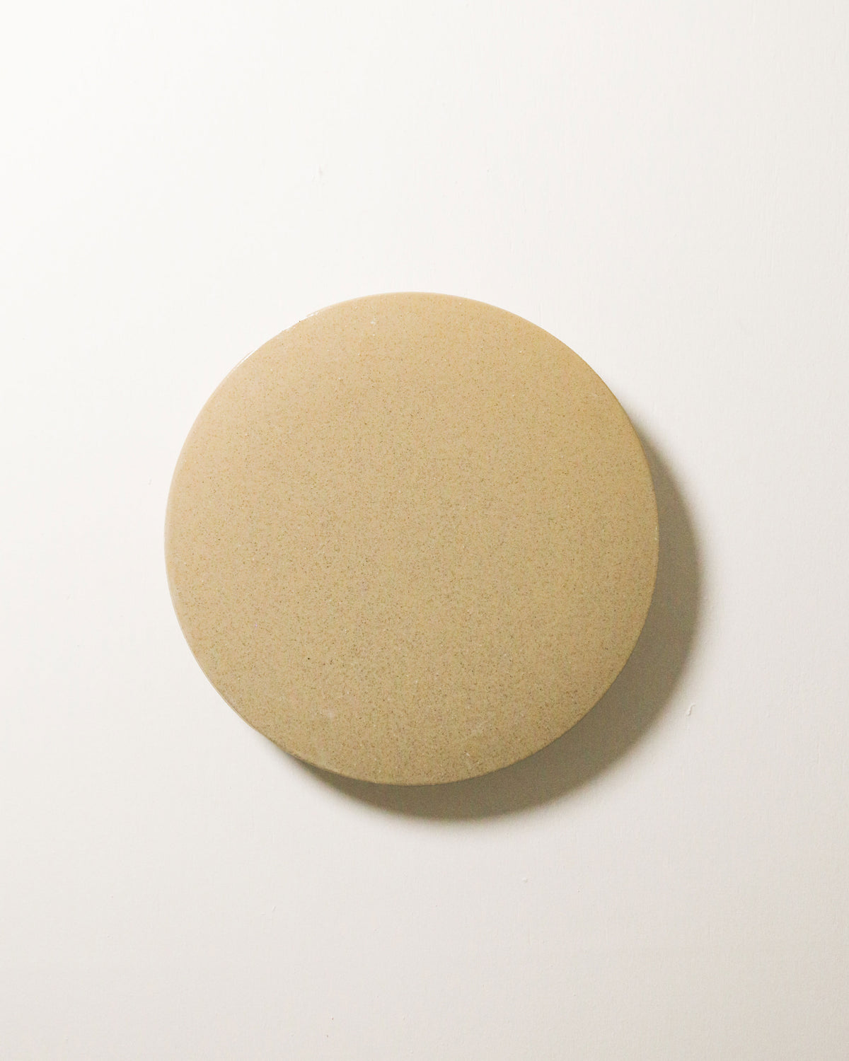 Large Backlit Disc Wall Light in Sand