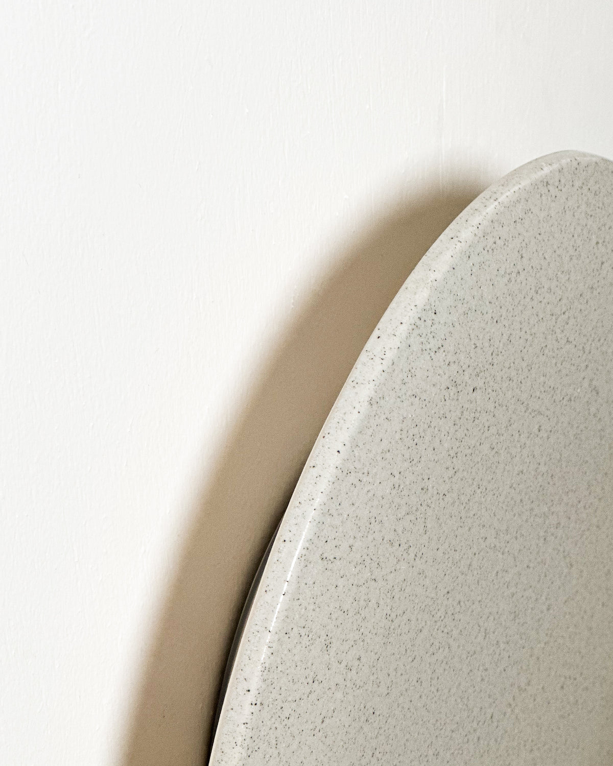 Large Backlit Disc Wall Light in Shale