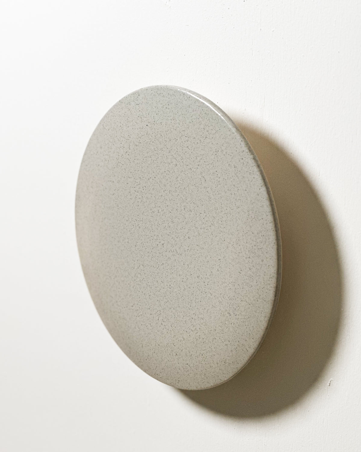 Large Backlit Disc Wall Light in Shale