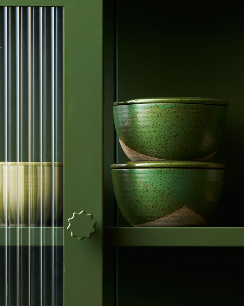 Green Set of 2 360ml Containers / The Wanderer