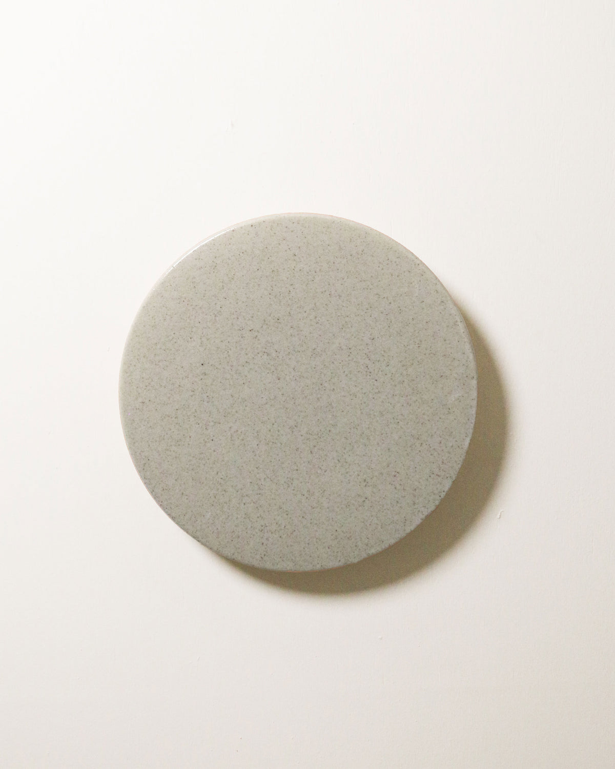 Large Backlit Disc Wall Light in Stone