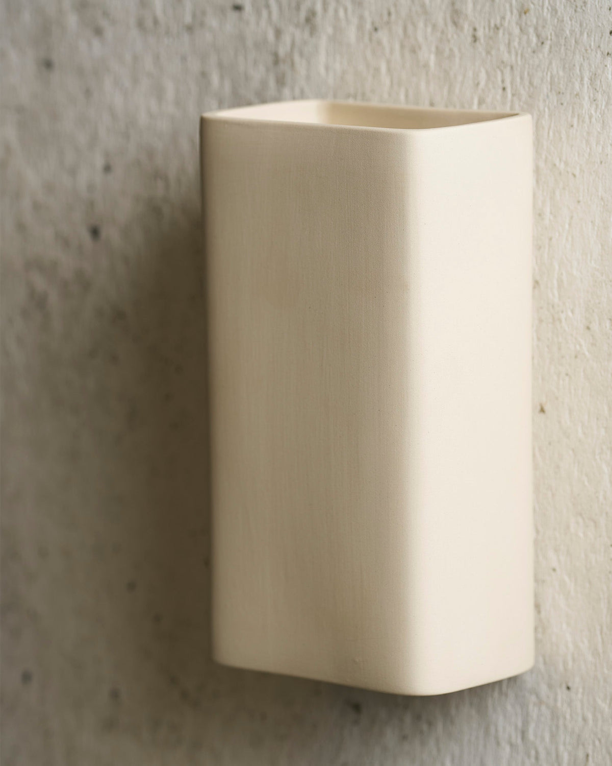 Box Wall Light in Bone