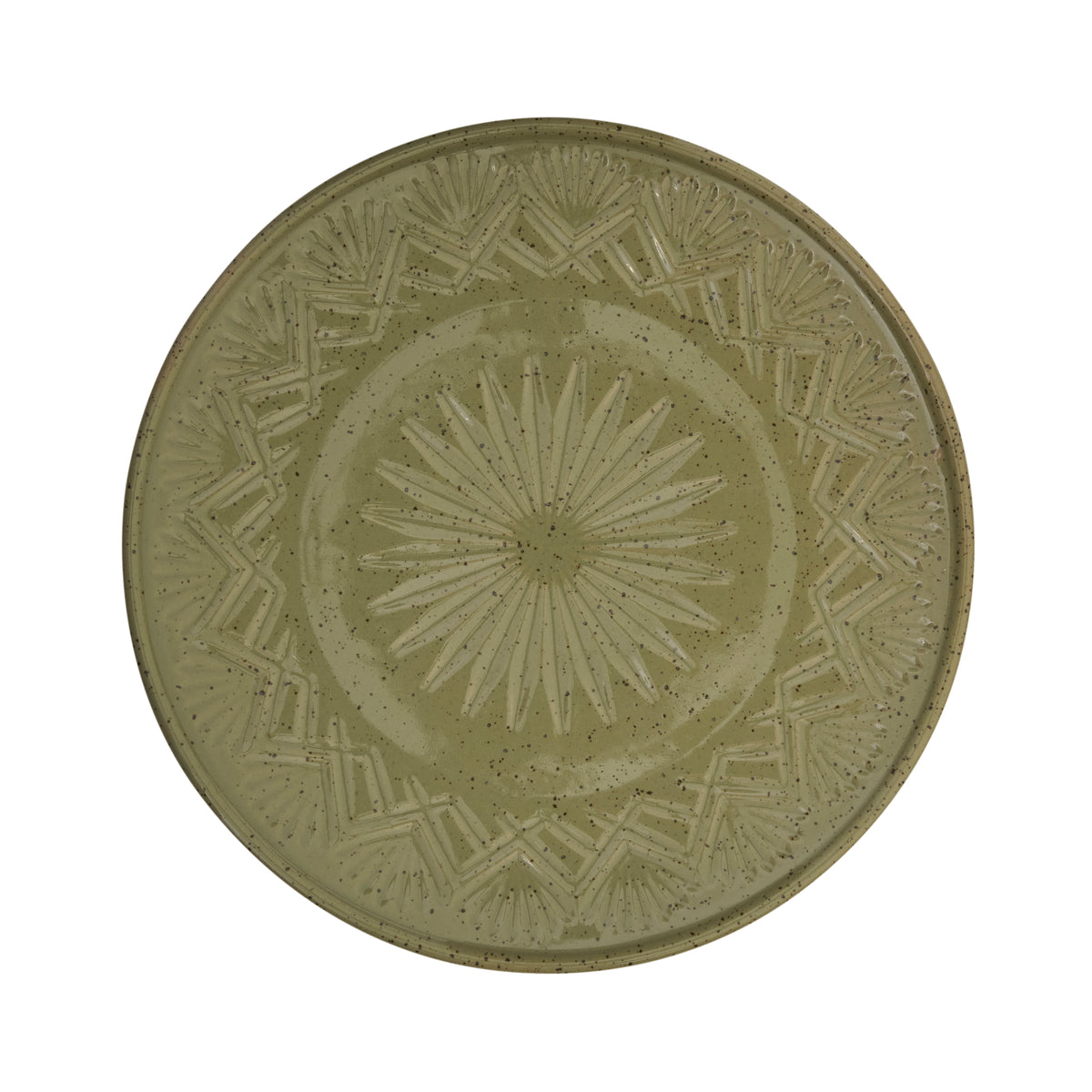 20cm Plate in Peppercorn / Hardware Lane