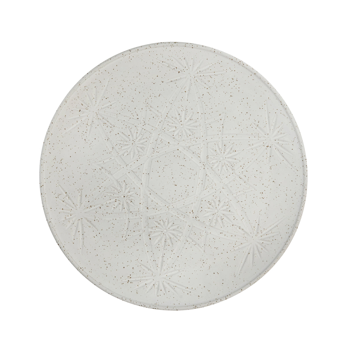 30cm Plate in White Gloss / Hardware Lane