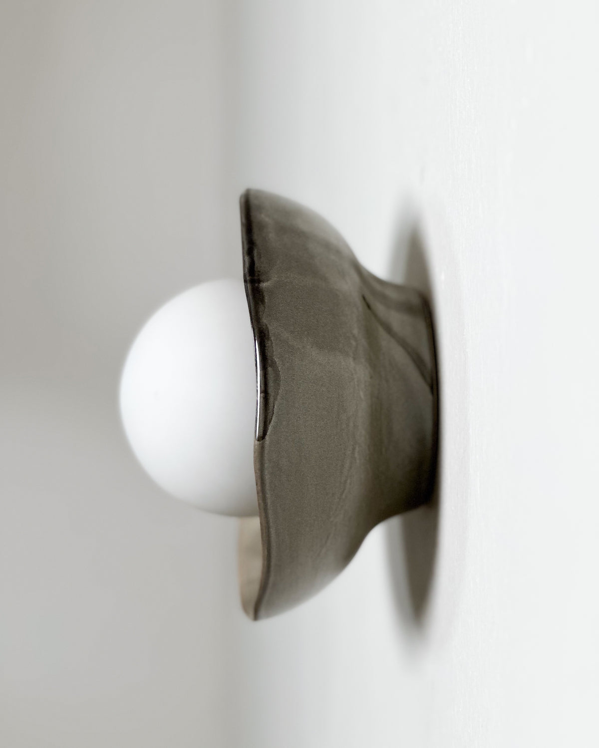 Shell Sconce Light in Saltbush