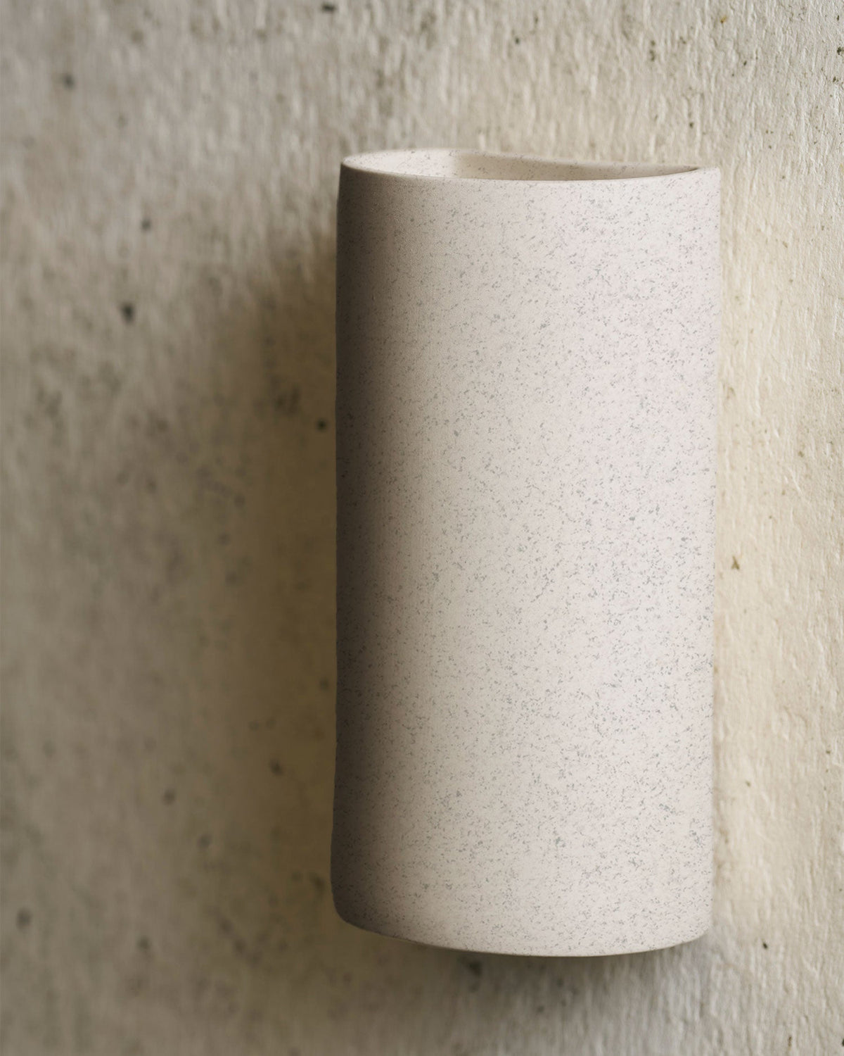 Curved Wall Light in Stone