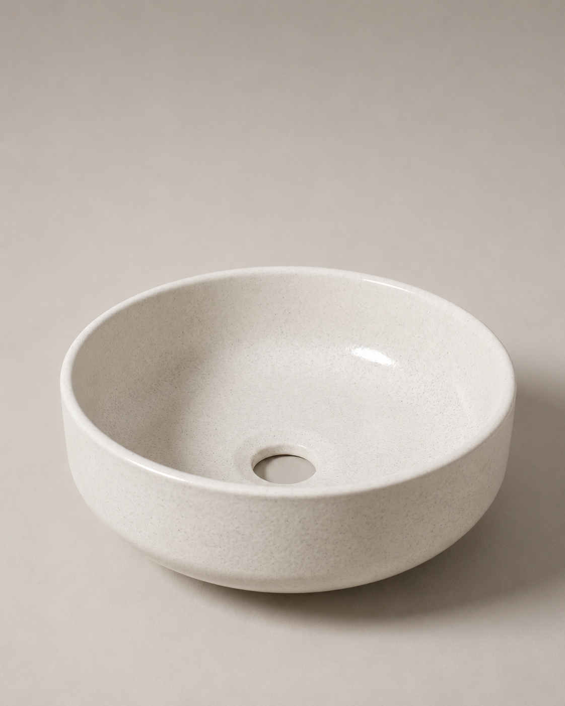 Clay 300 Round Hand Basin in Poppyseed