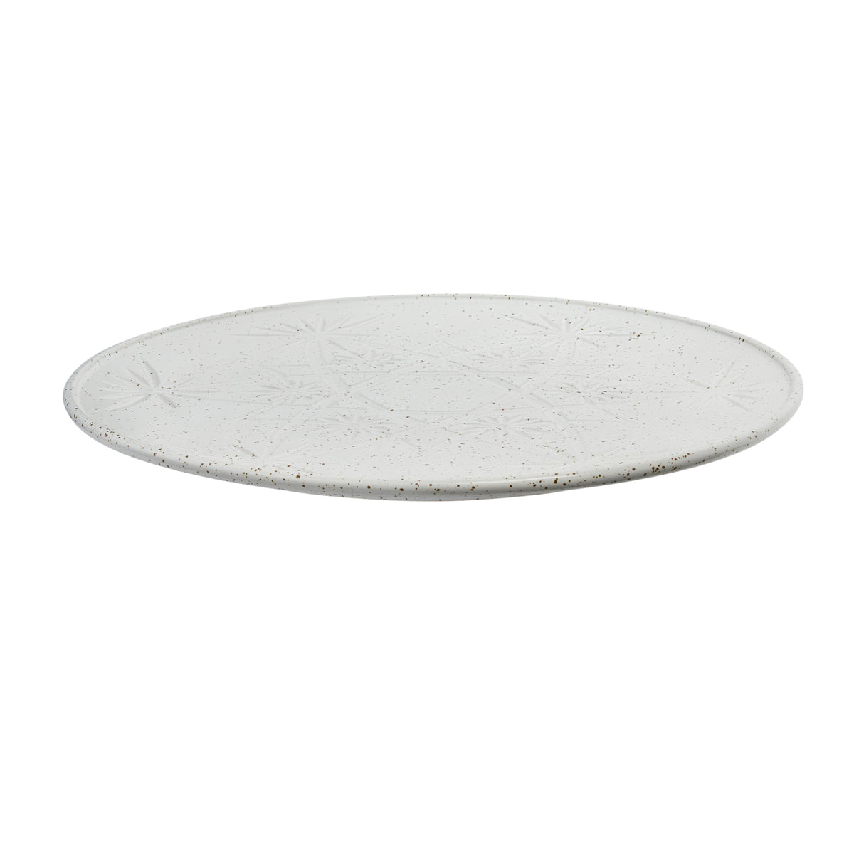 20cm Plate in White Gloss / Hardware Lane