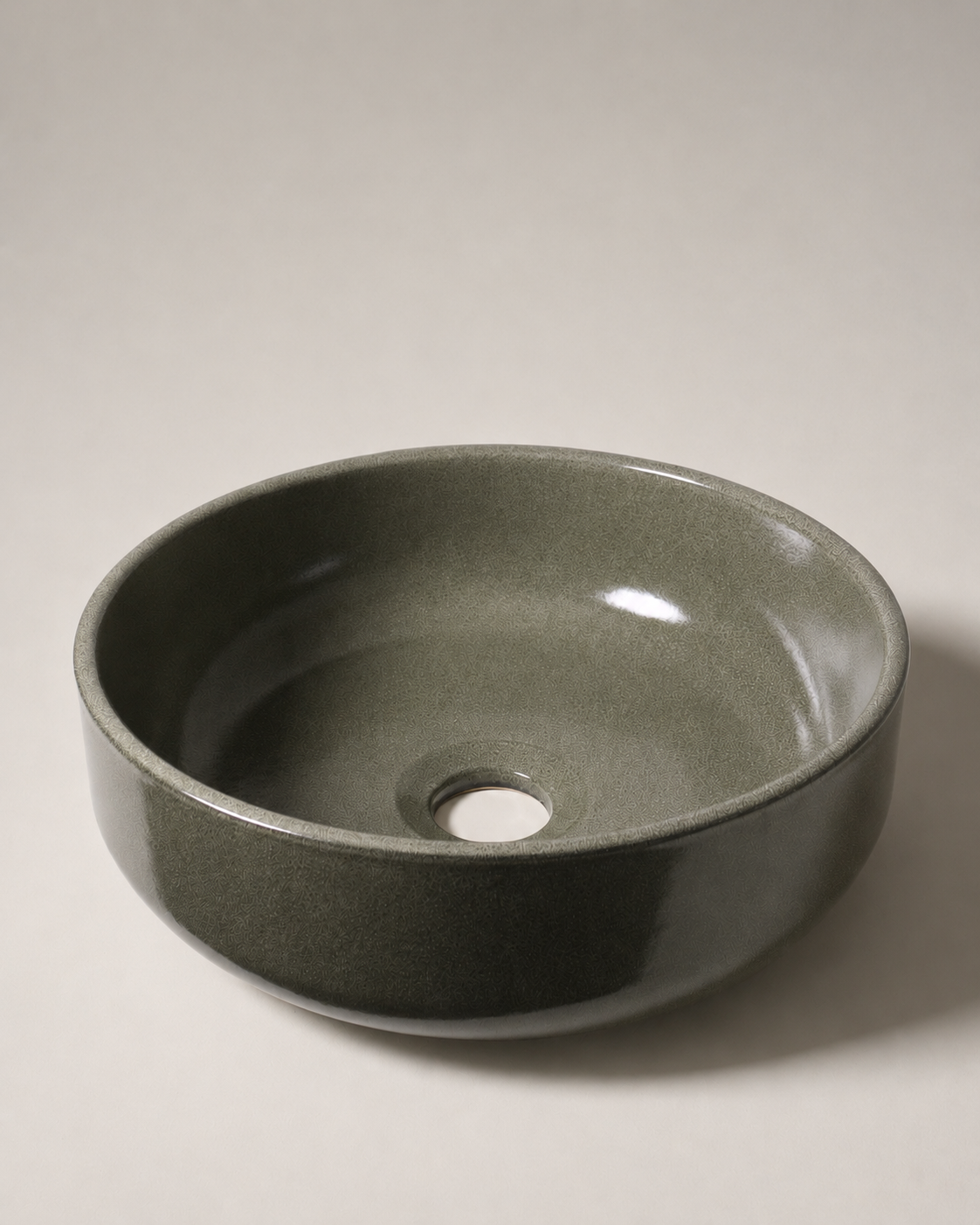 Clay 300 Round Hand Basin in Rivergum