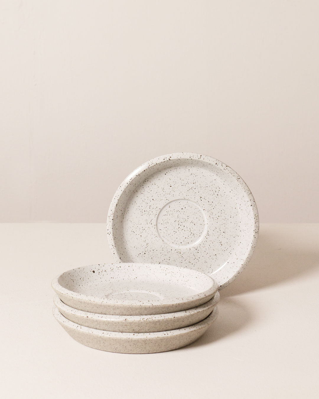 Set of 4 Saucers - suits Cappuccino or Mug  / Ritual