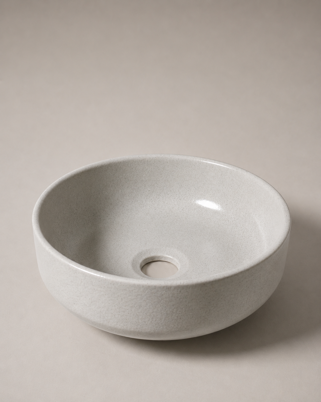 Clay 300 Round Hand Basin in Shale
