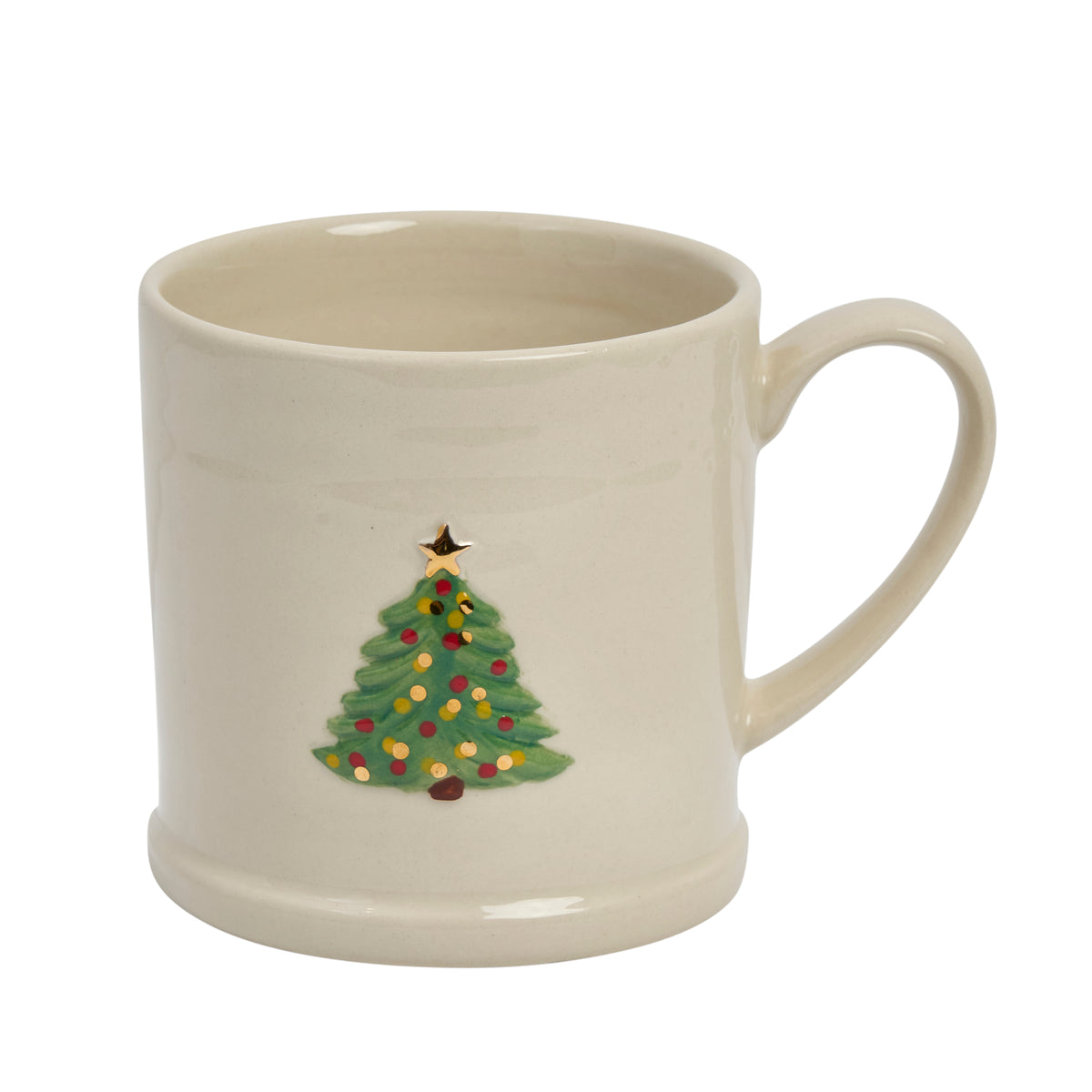 Christmas Favourites Mug in Christmas Tree With Gold Star