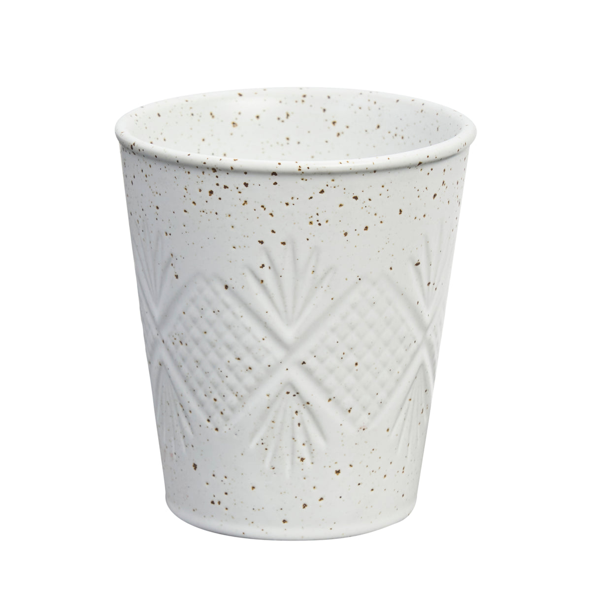 2pc Latte Mug in White Gloss / Hardware Lane