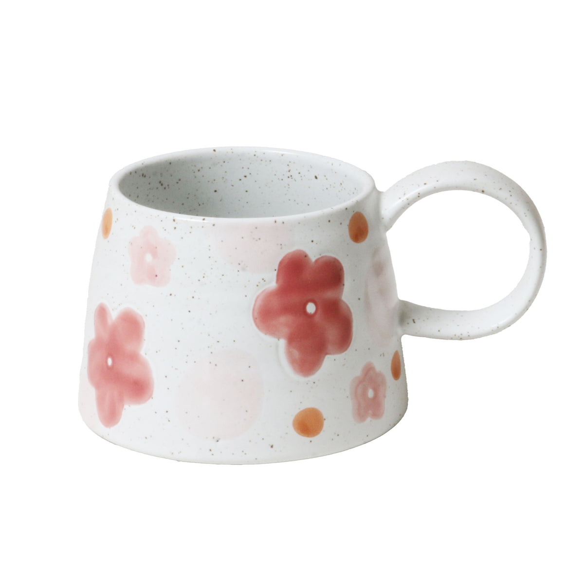 Barbara Large Handled Mug / Flower Garden