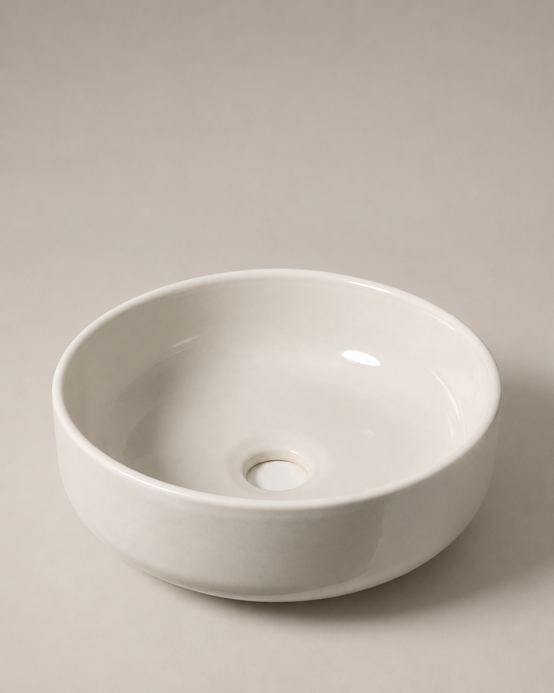 Clay 300 Round Hand Basin in Coast