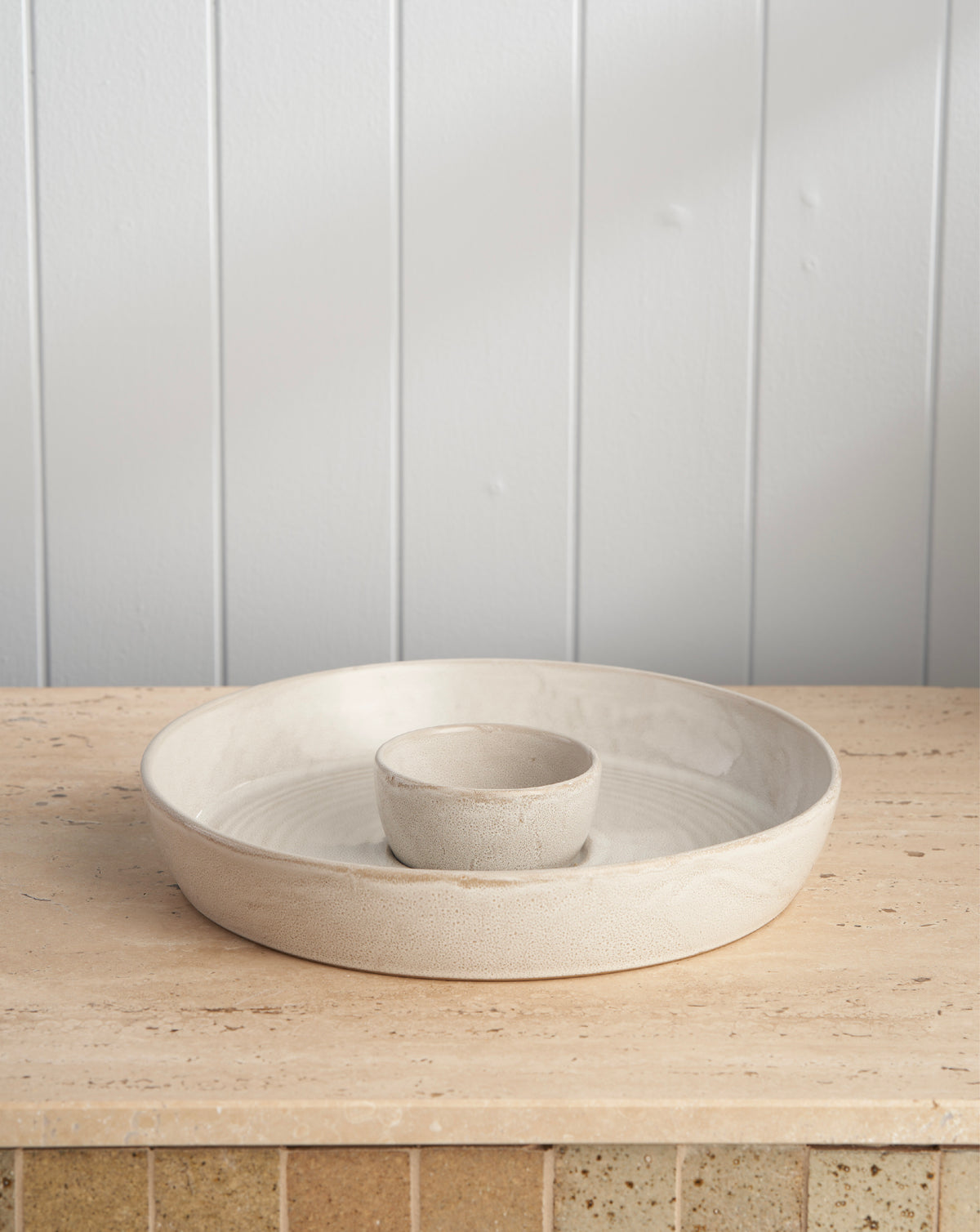 Two Piece Party Platter / Snow