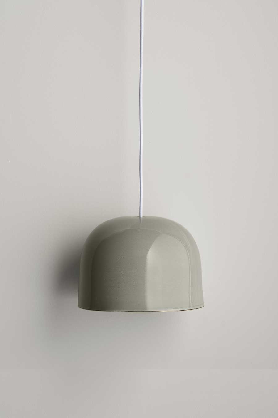 Small Bell Pendant Light in Saltbush