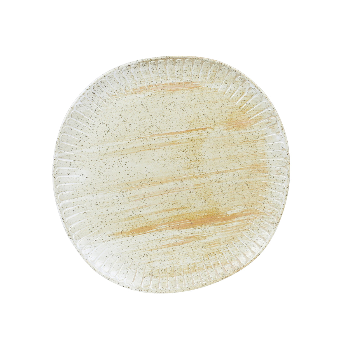 Ceylon Round Platter / White
