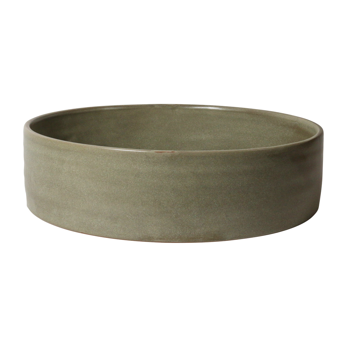Large Wheel Bowl / Olive