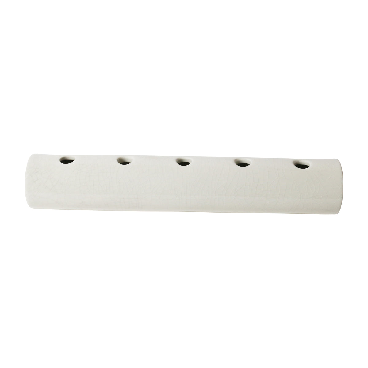 Flower Log / White Crackle