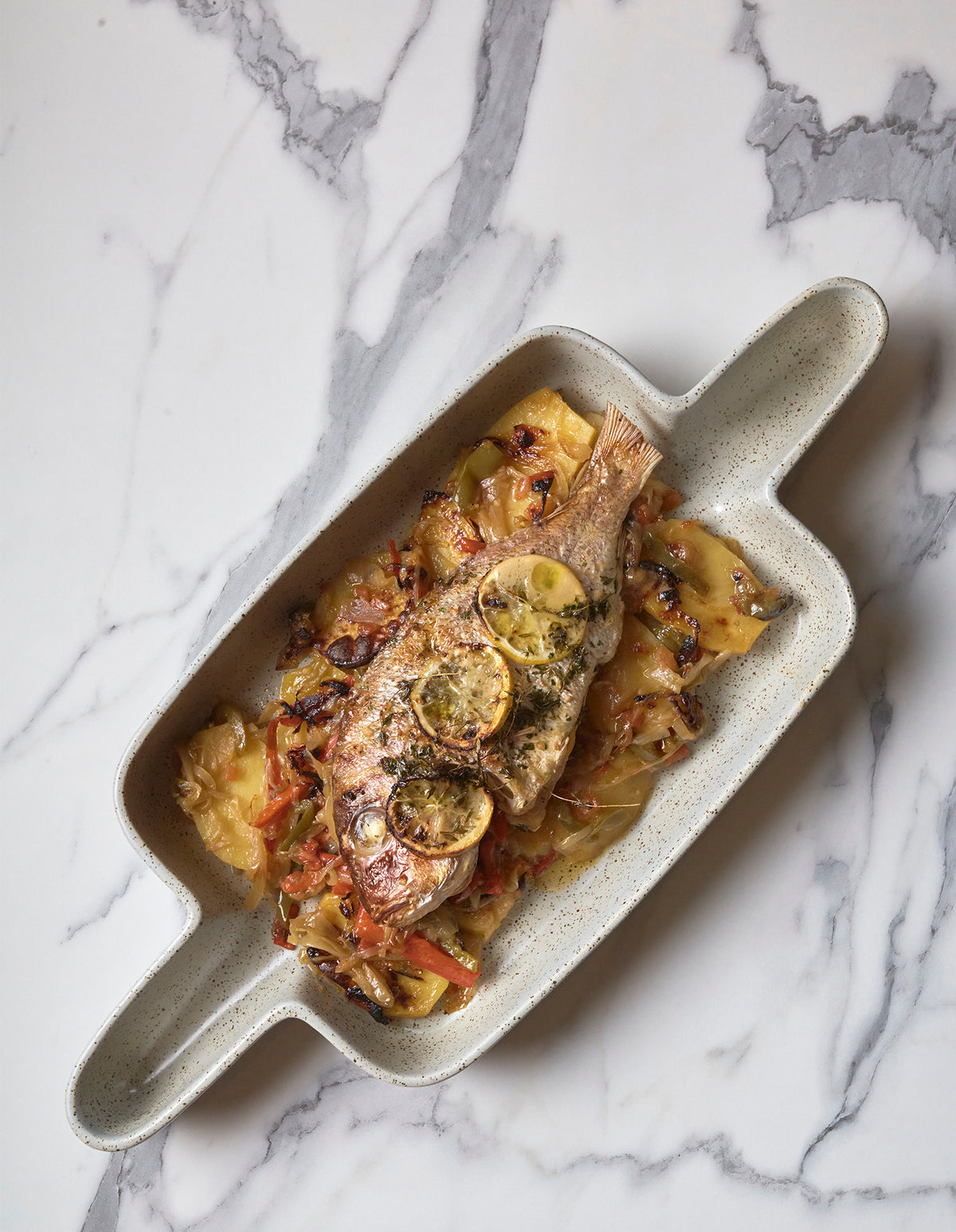 Grey Rect Serving Tray / RGA x MoVida